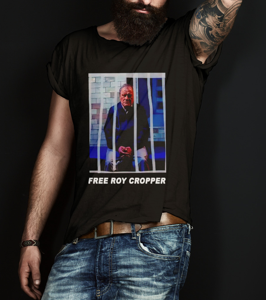Coronation Street Free Roy Cropper Jail Image T-Shirt
