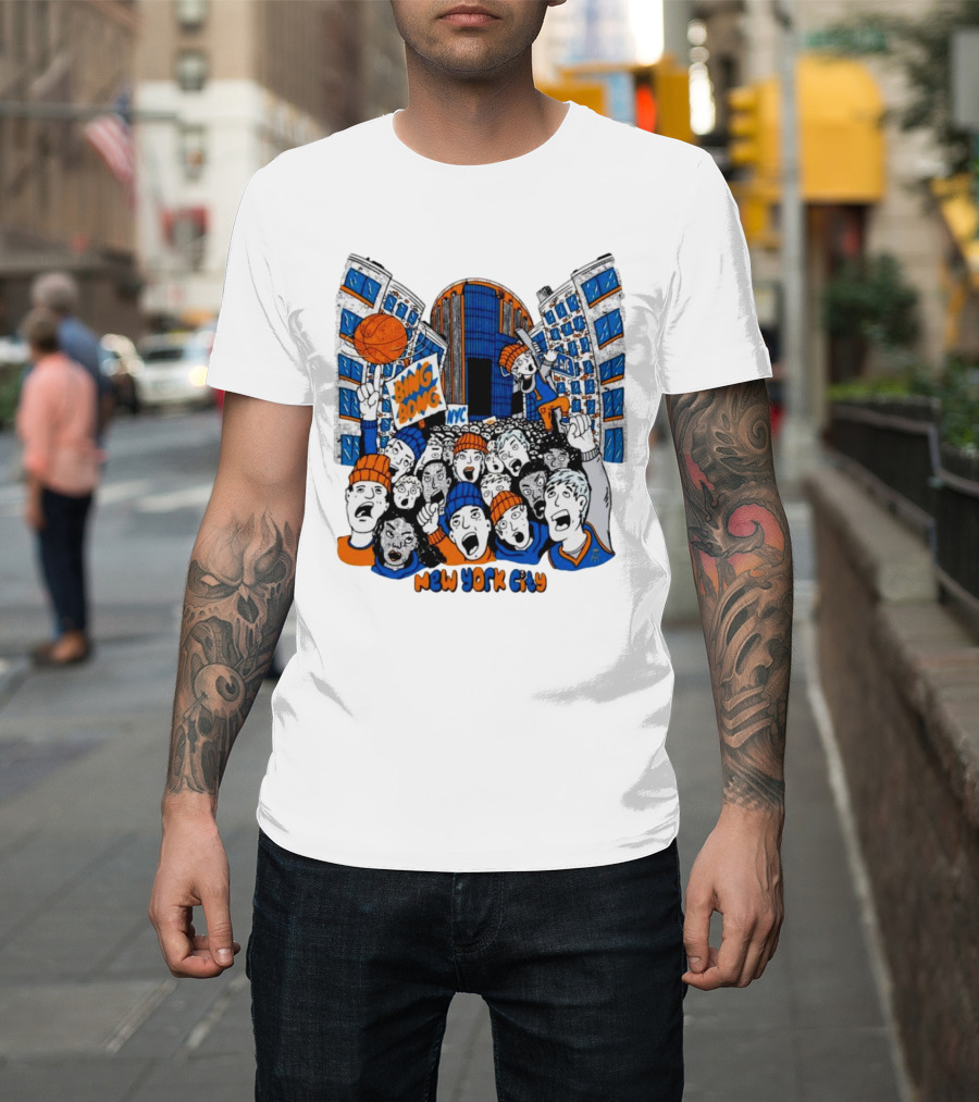 New York City Knicks NBA Bang Bong NYC Basketball Fans T-Shirt