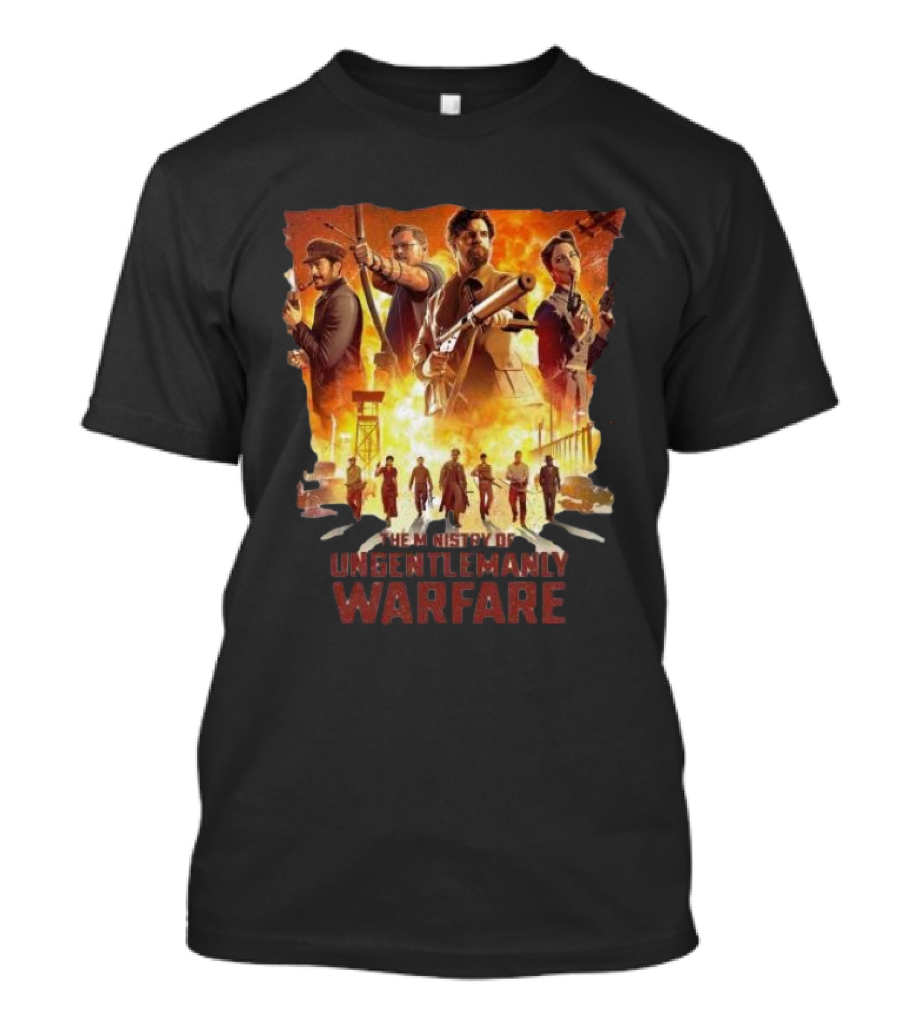 The Ministry Of Ungentlemanly Warfare Explosive Soldier Team In Action T-Shirt