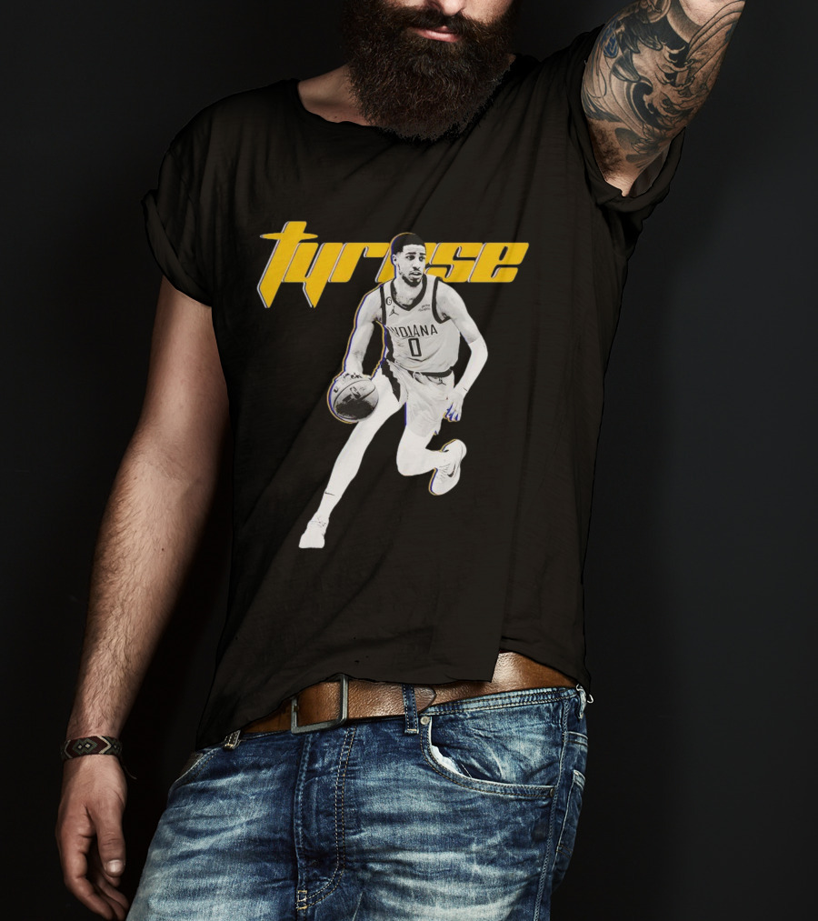 Tyrese Haliburton 0 Indiana Pacers Basketball Player T-Shirt