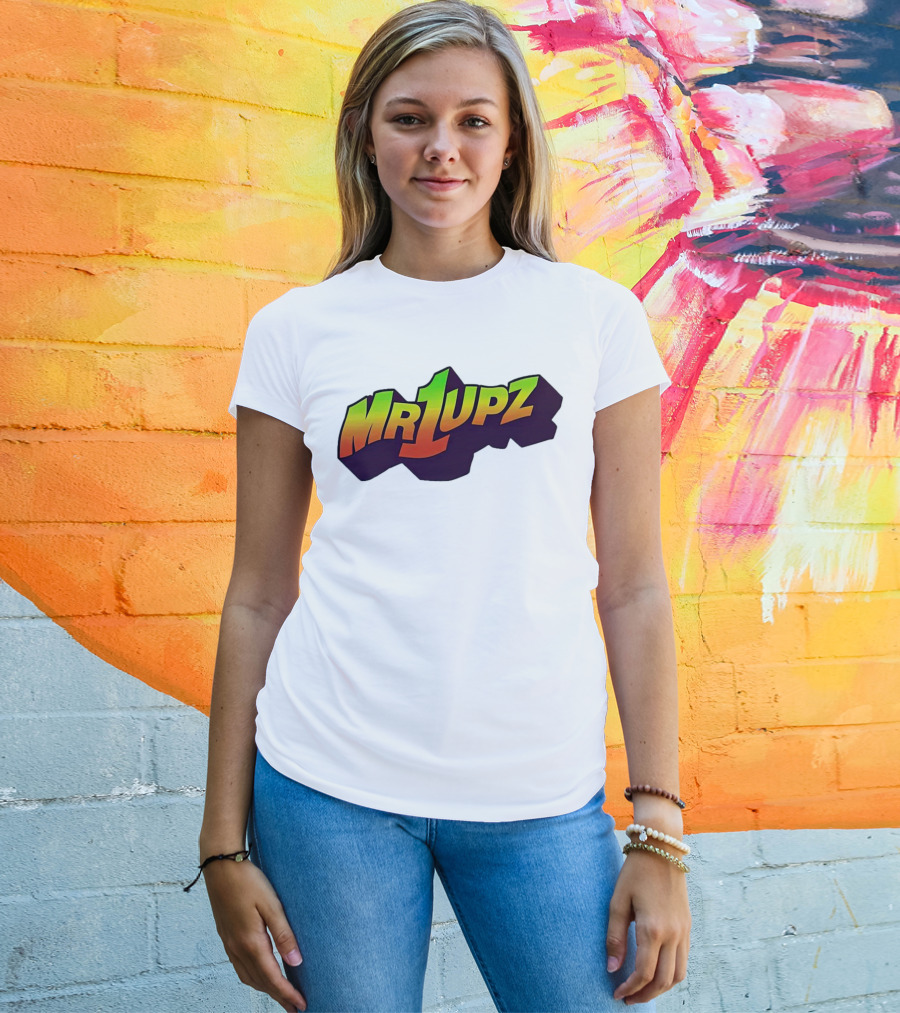 Mr1upz Shagadelic Retro Gradient Text T-Shirt