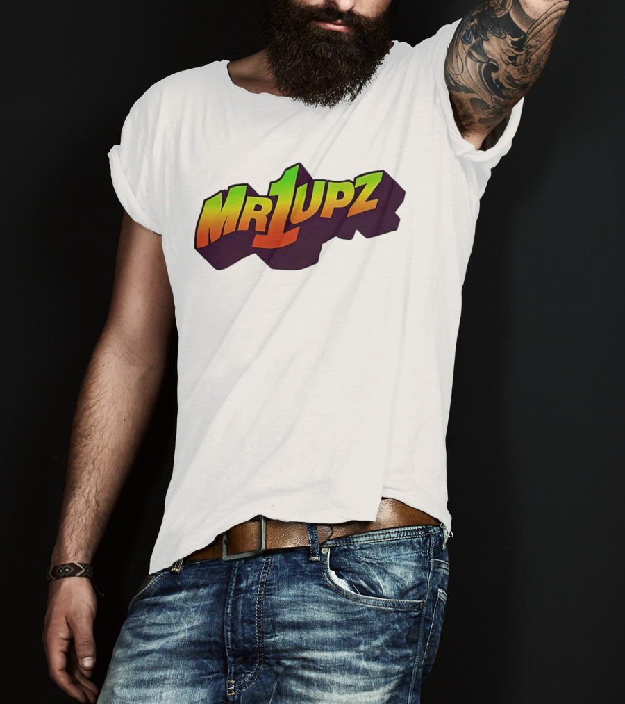 Mr1upz Shagadelic Retro Gradient Text T-Shirt