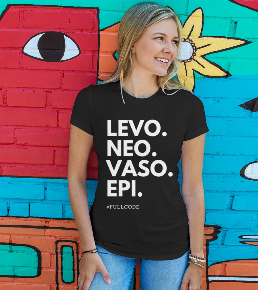 Levo Neo Vaso Epi Fullcode Text T-Shirt