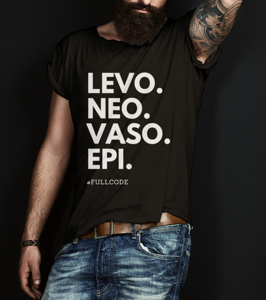 Levo Neo Vaso Epi Fullcode Text T-Shirt