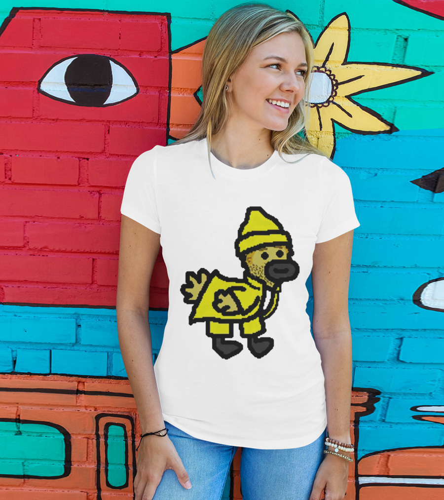 Fall Guy Gosling Bearded Yellow Raincoat Sprite T-Shirt