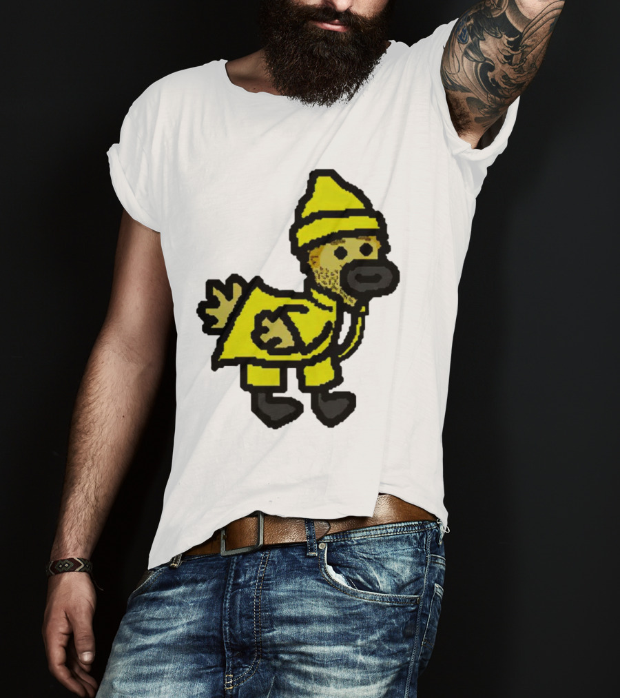 Fall Guy Gosling Bearded Yellow Raincoat Sprite T-Shirt