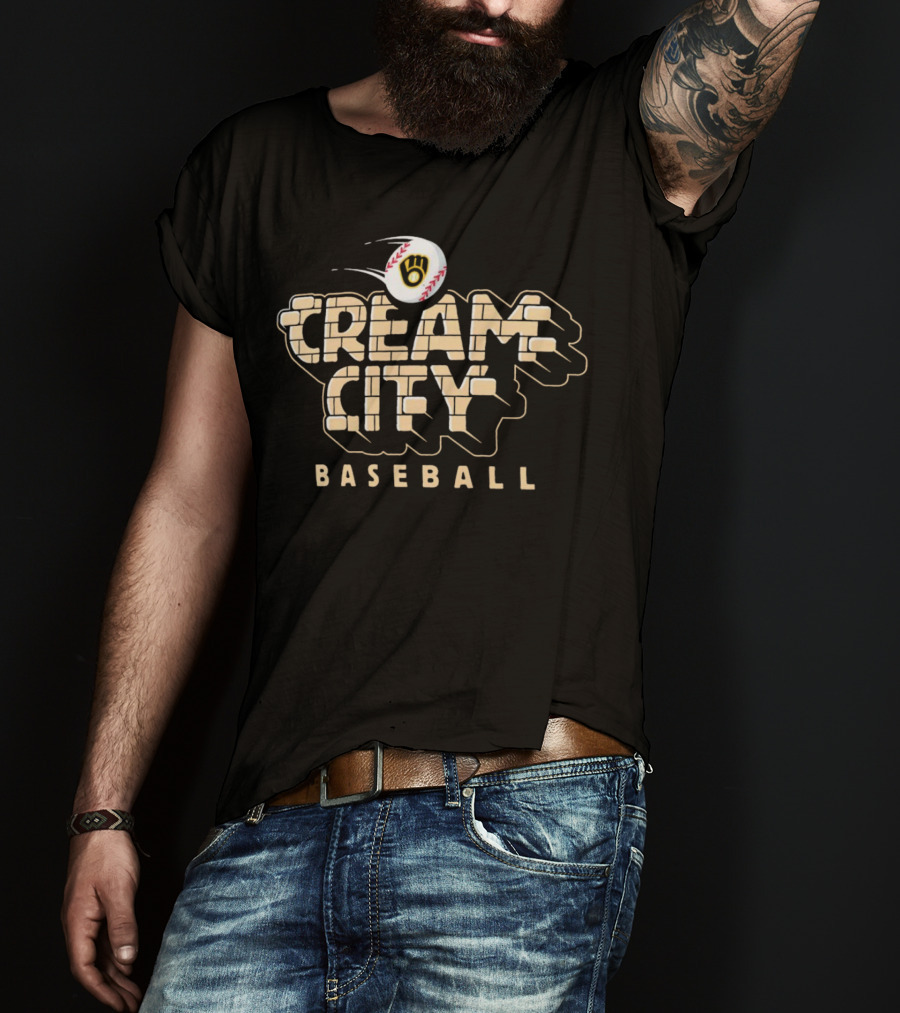 Milwaukee Brewers Cream City Baseball T-Shirt