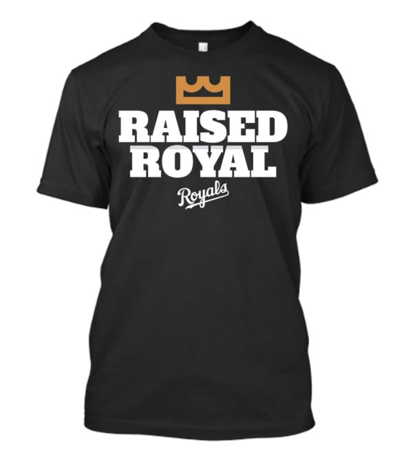 Raised Royal Kansas City Royals Baseball T-Shirt