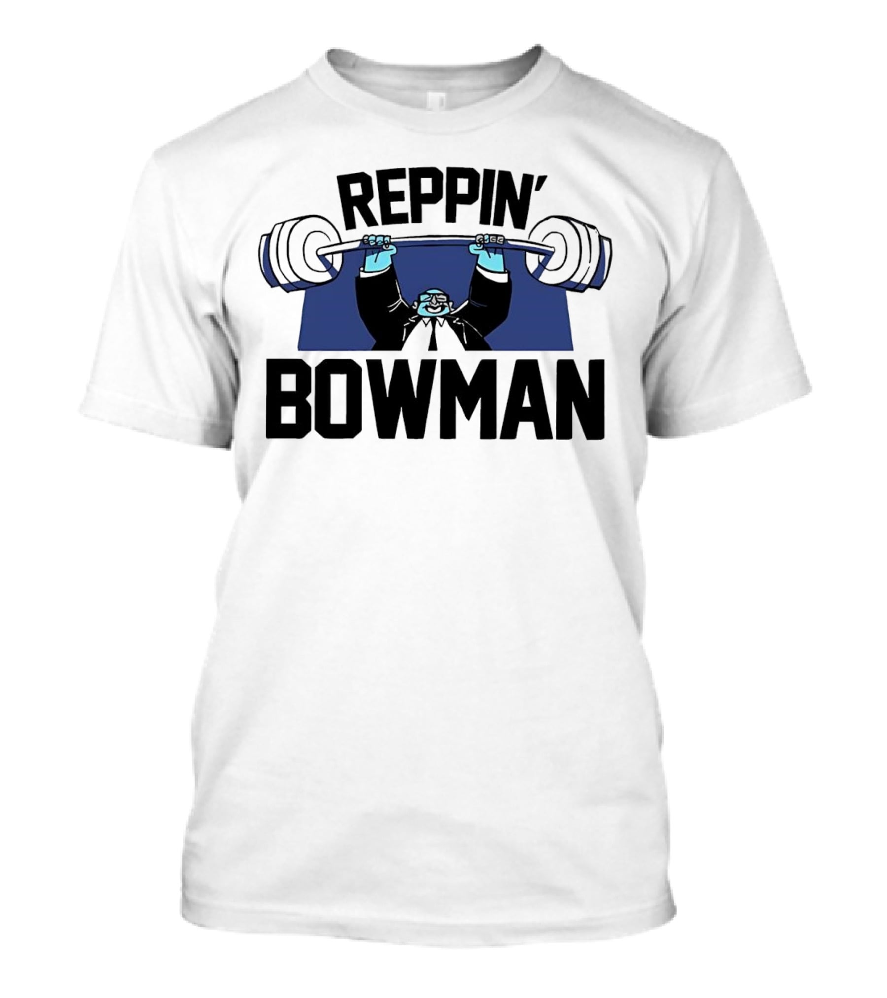 Reppin Bowman Fitness Lifting T-Shirt