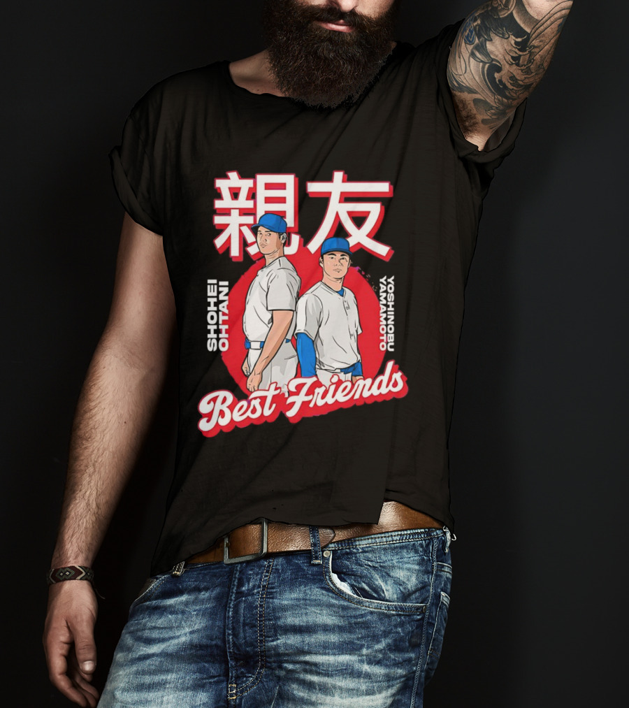 Shohei Ohtani Yoshinobu Yamamoto Best Friends Dodgers T-Shirt