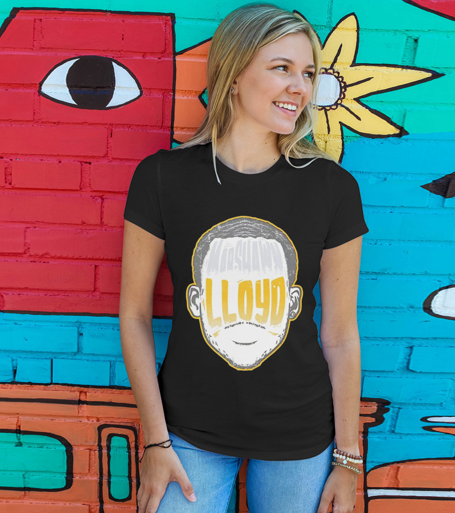 MarShawn Lloyd Face Illustration Football Packers Influence T-Shirt