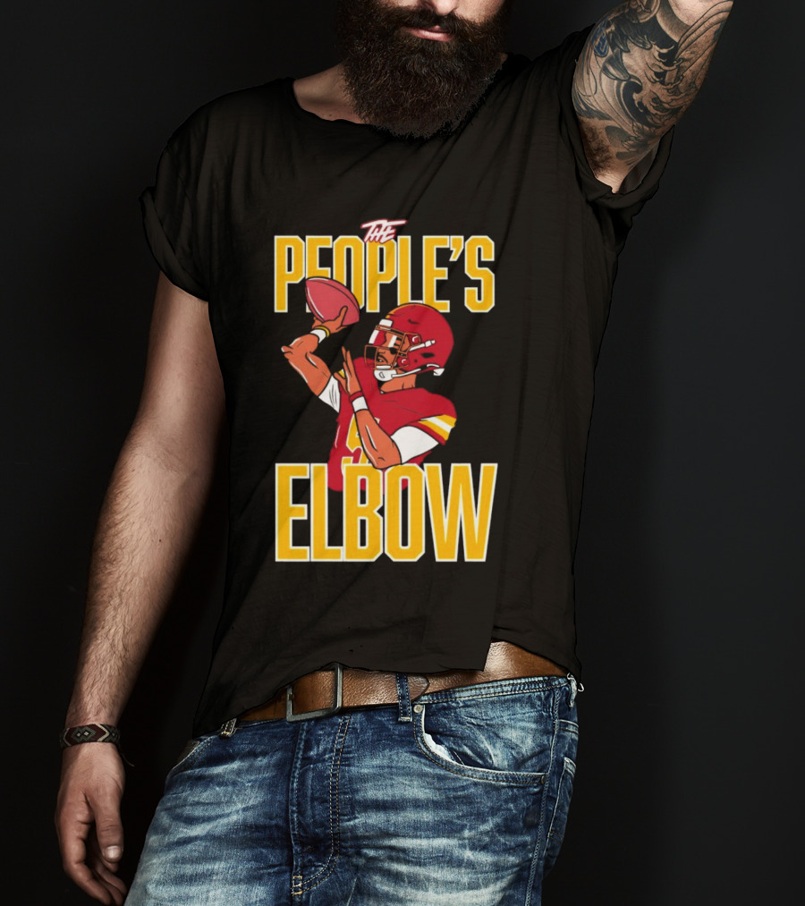 The People’s Elbow Washington Commanders Football Player Quarterback T-Shirt