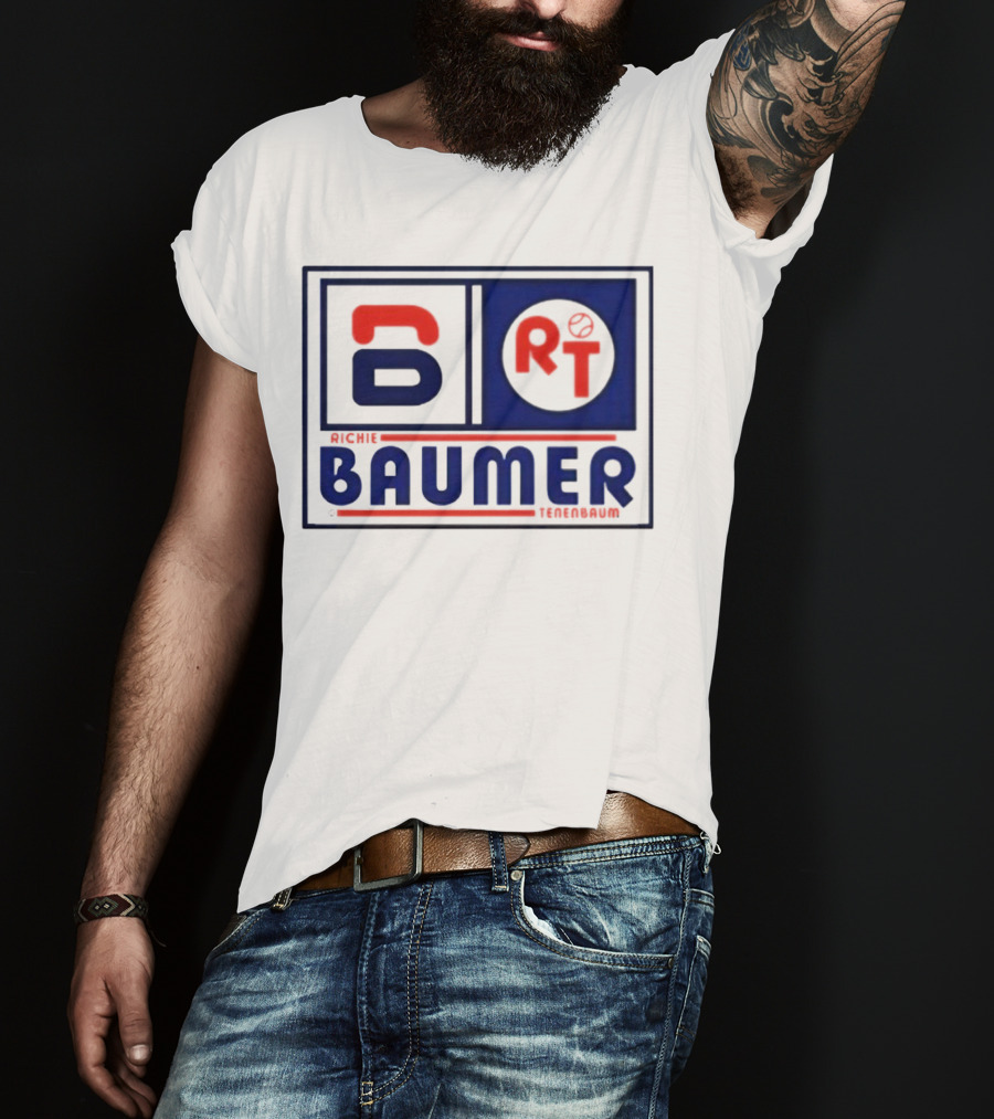 Richie Baumer Tenenbaum Tennis Emblem RT T-Shirt