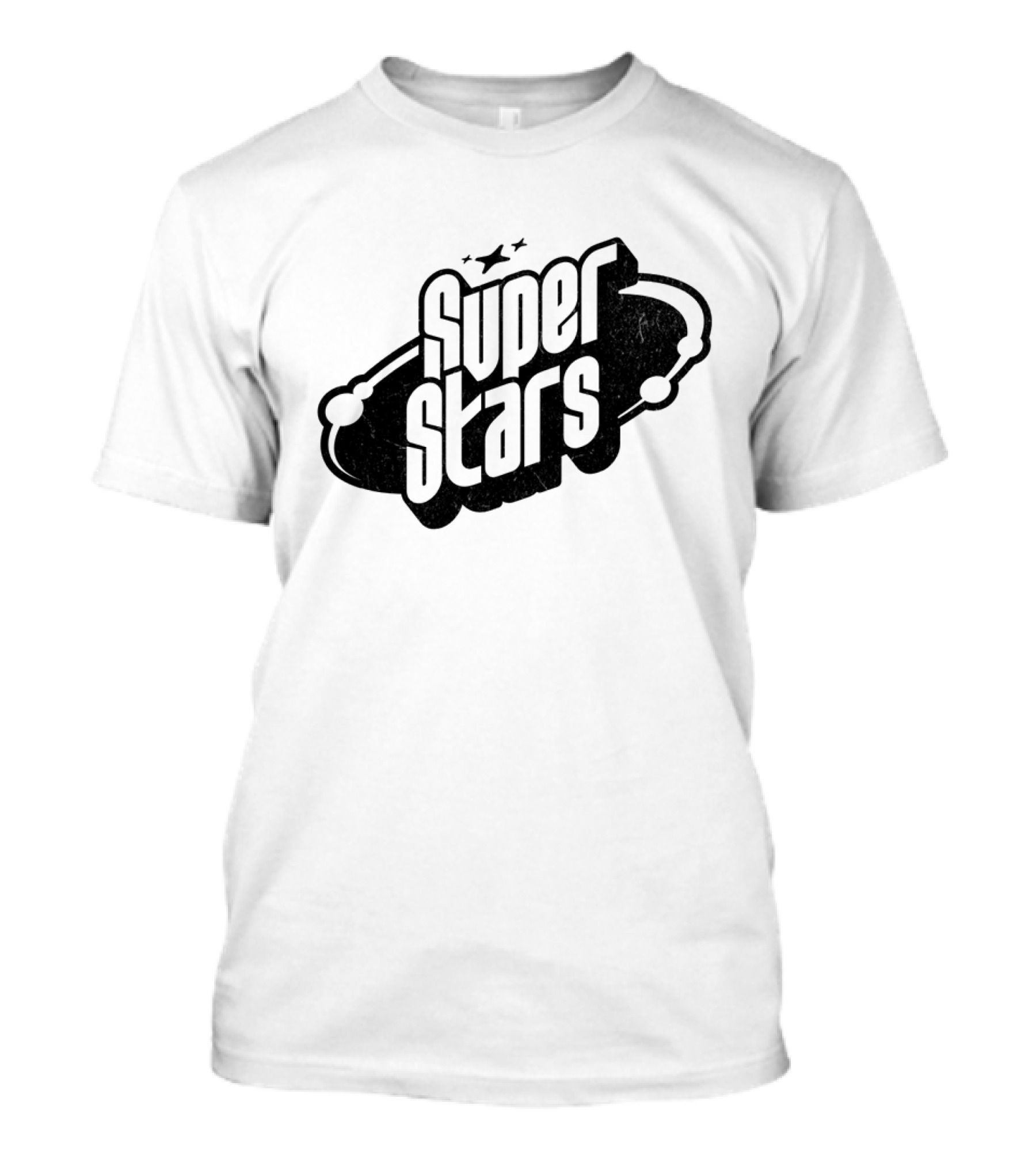 Super Stars Retro Galaxy Theme With Space Elements T-Shirt