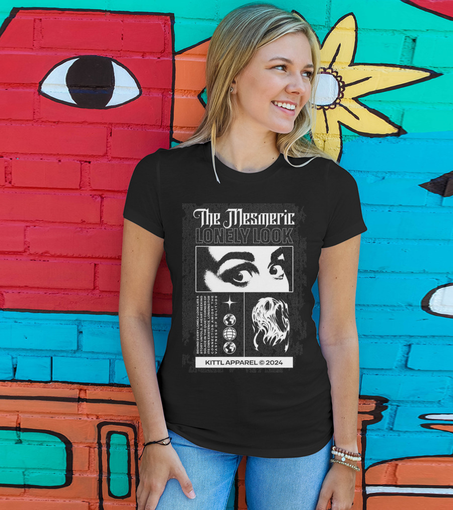 The Mesmeric Lonely Look Kittl Apparel © T-Shirt