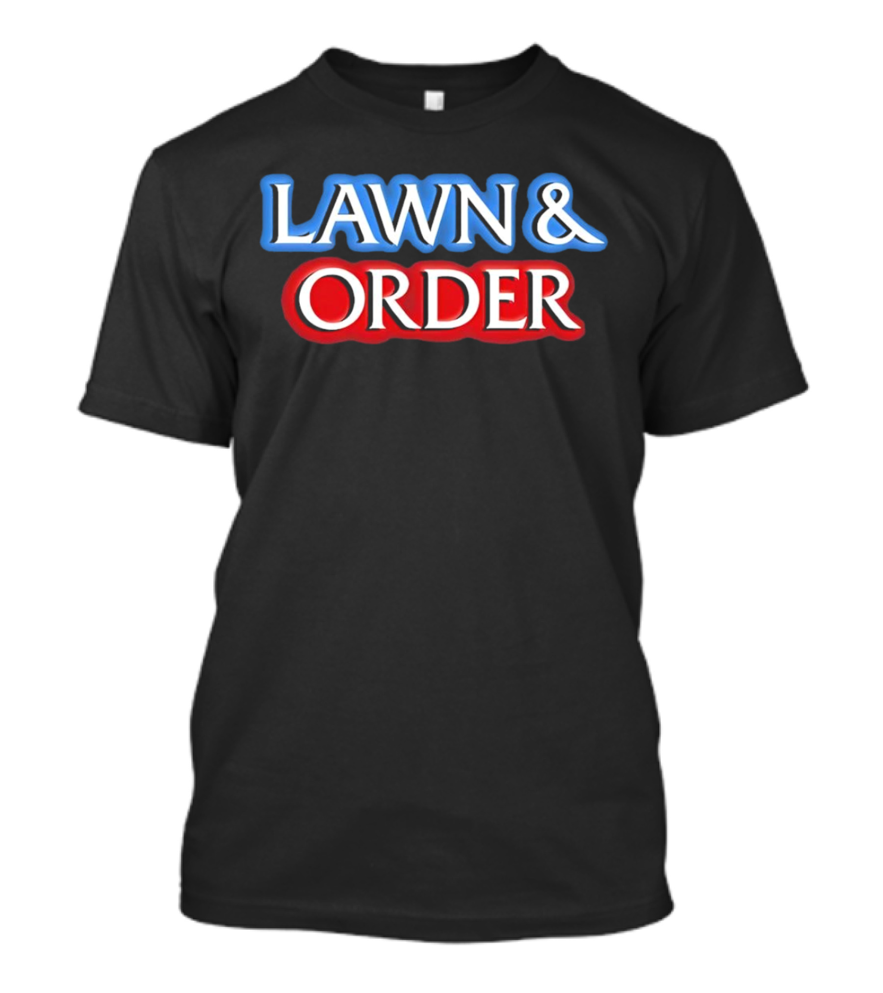 Lawn And Order Blue T-Shirt