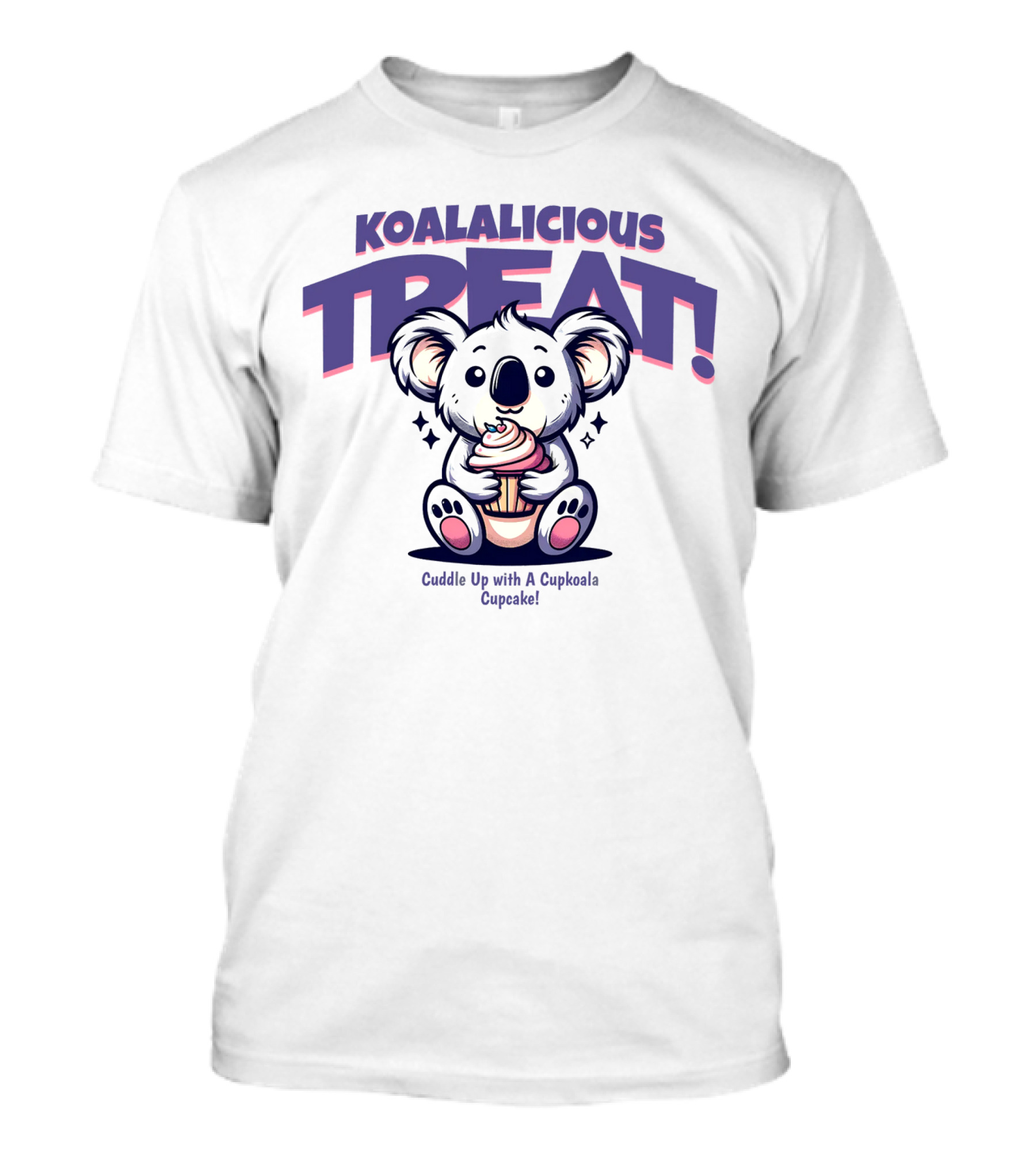 KOALALICIOUS TREAT Cuddle Up With A Cupkoala Cupcake T-Shirt