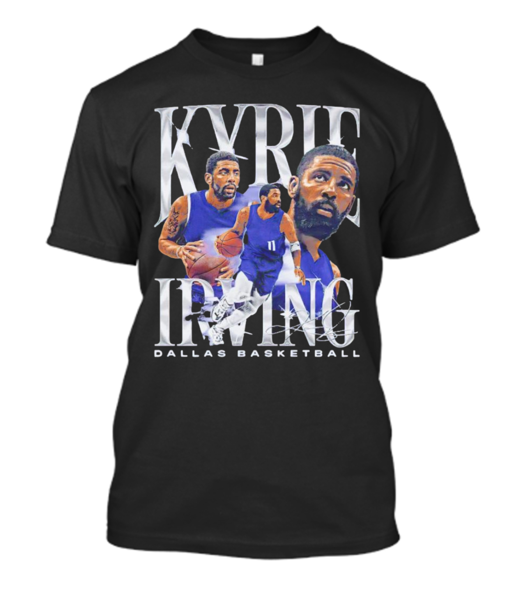Kyrie Irving Dallas Basketball Vintage Retro Athlete Action T-Shirt