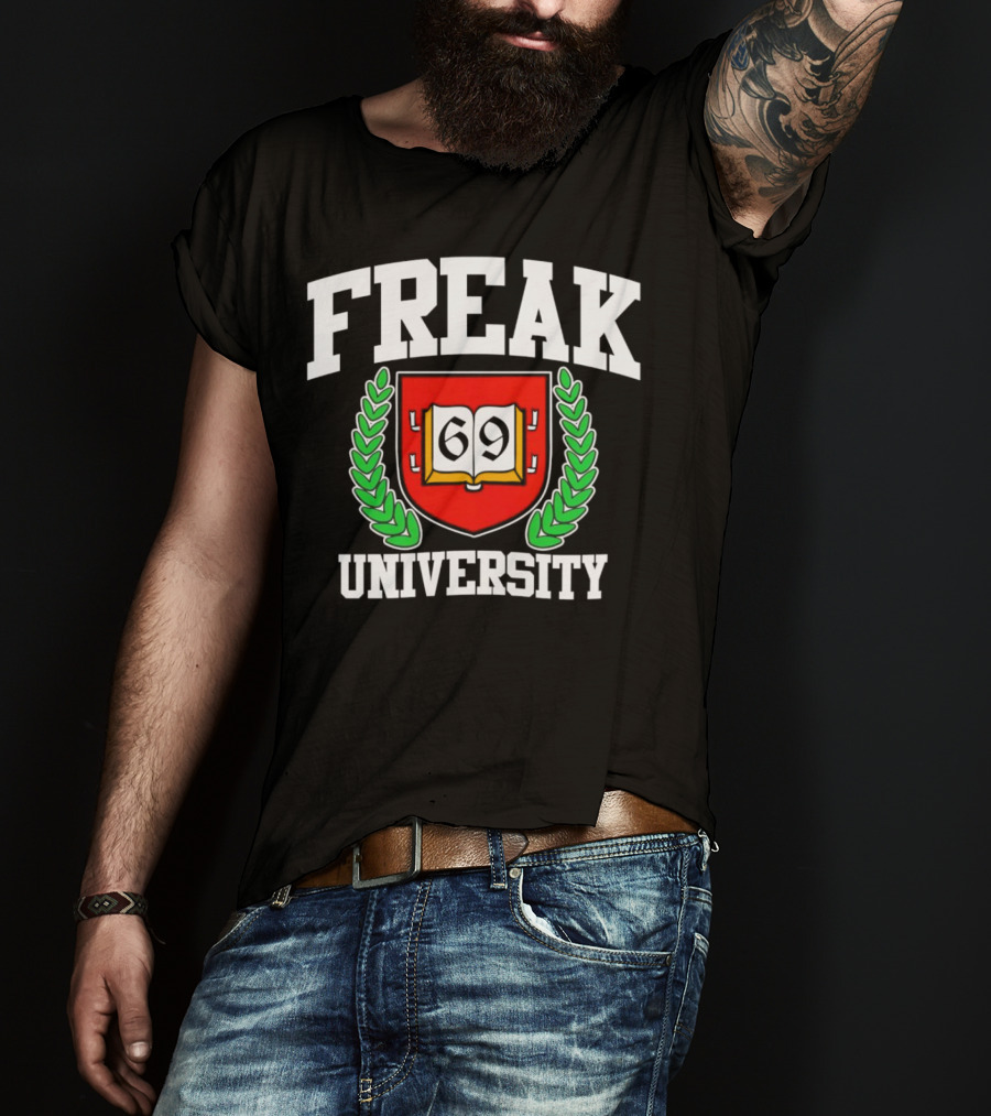 Freak University 69 Crest Emblem T-Shirt