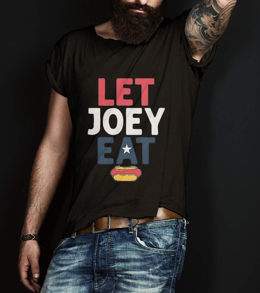 LET JOEY EAT Star Hotdog T-Shirt