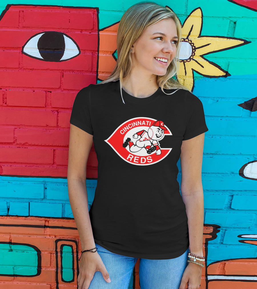 Cincinnati Reds Mascot MLB Baseball T-Shirt