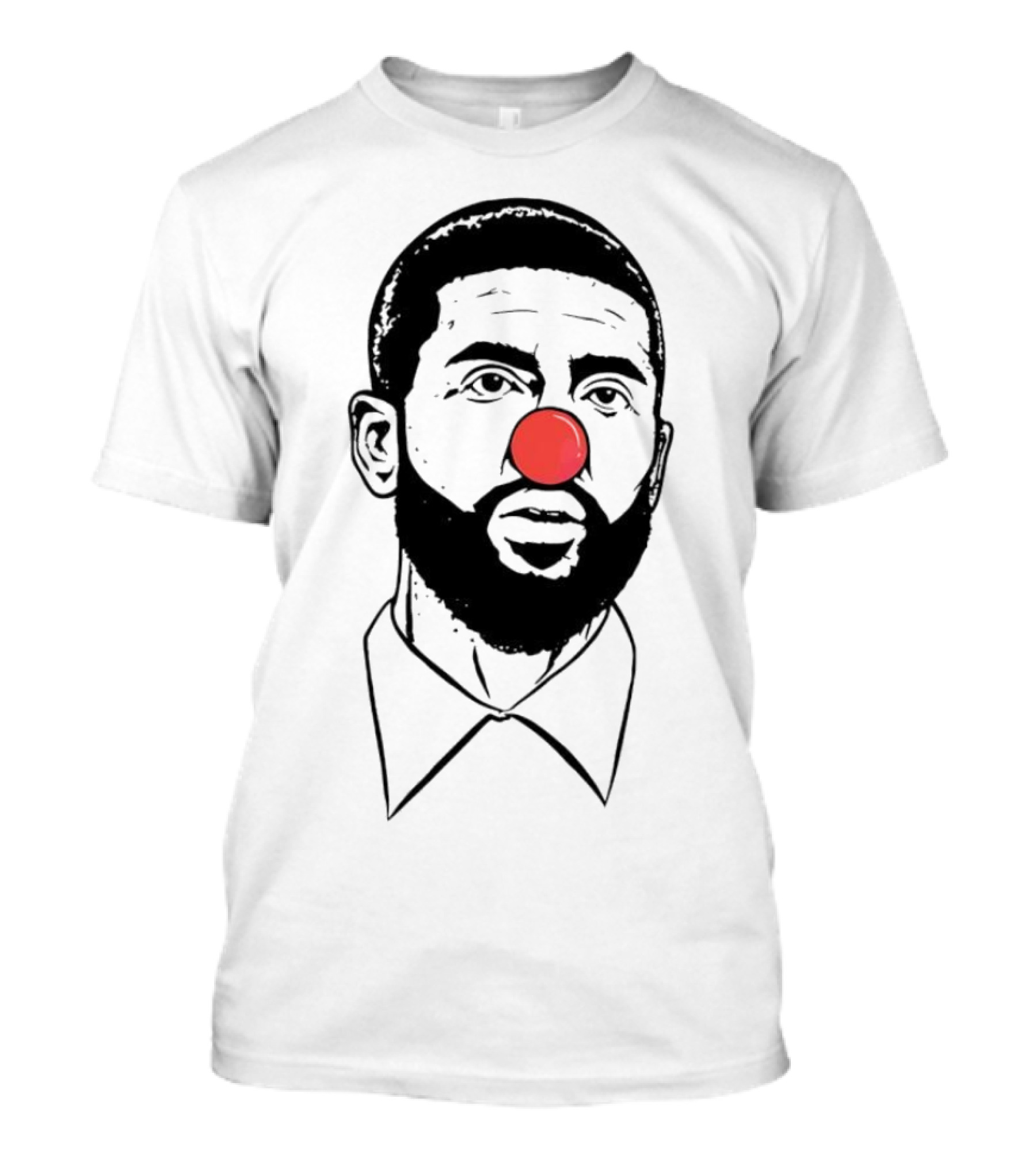 Kyrie Irving Clown Nose Basketball Player T-Shirt