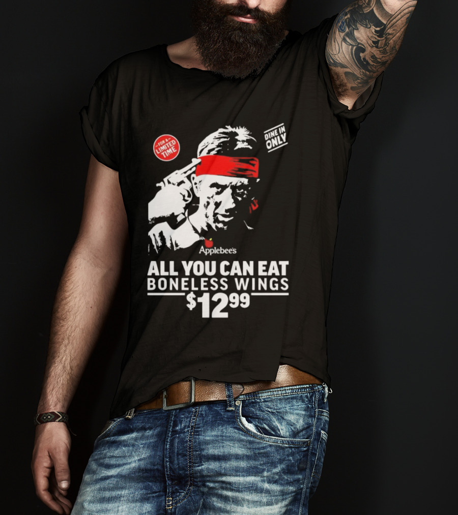 Applebee's All You Can Eat Boneless Wings Dine In Only For A Limited Time $12.99 T-Shirt