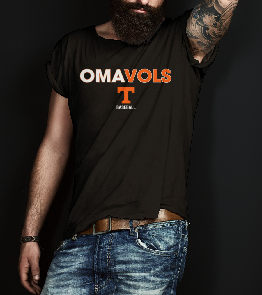 Omavols Tennessee Volunteers Baseball T-Shirt