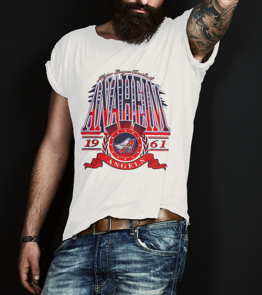 Major League Baseball Anaheim Angels 1961 T-Shirt