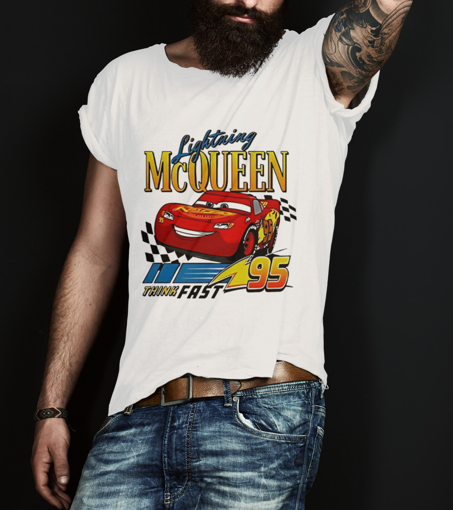 Lightning McQueen 95 Think Fast Racing Adventure T-Shirt