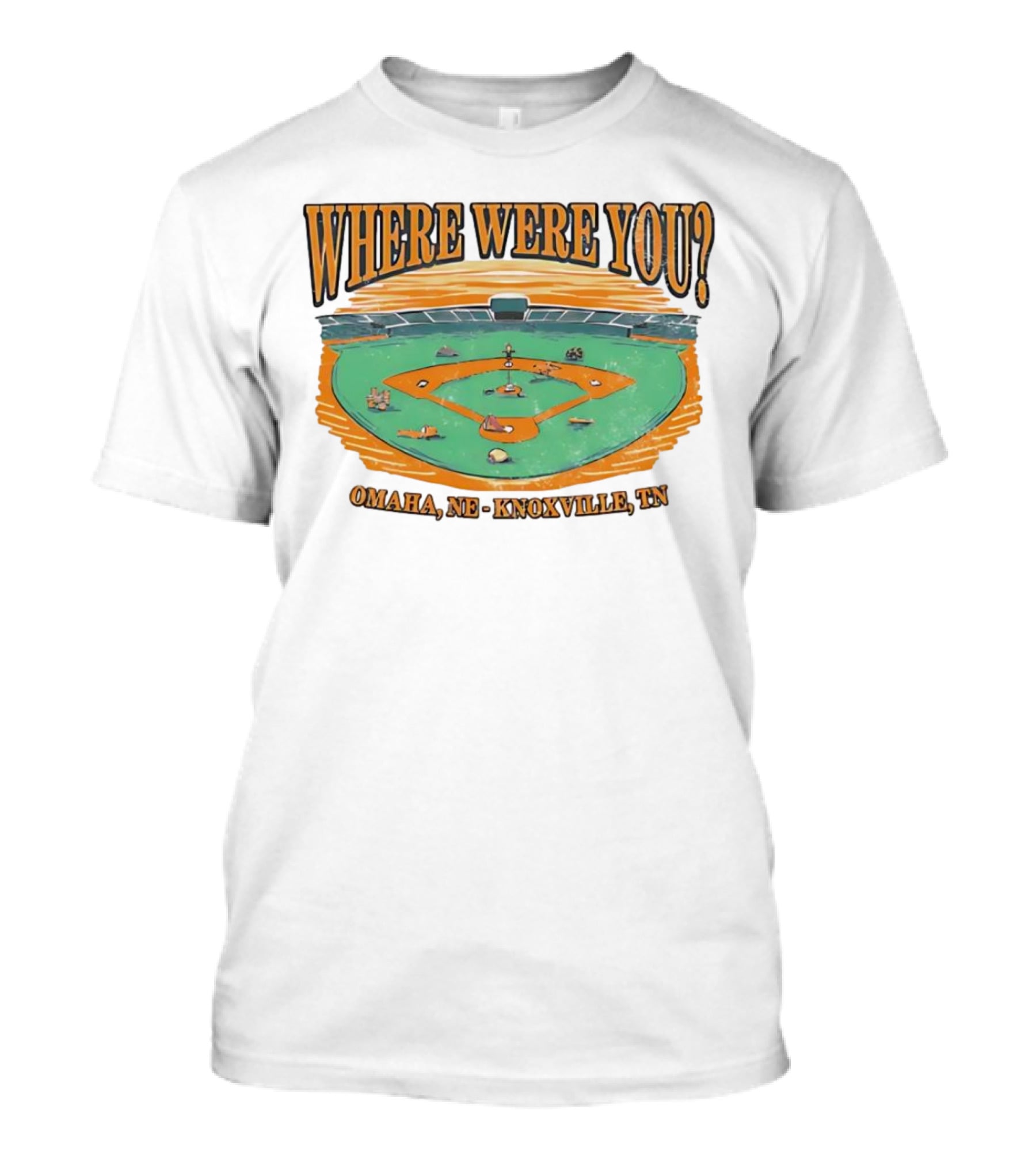 WHERE WERE YOU? Omaha, NE - Knoxville, TN T-Shirt