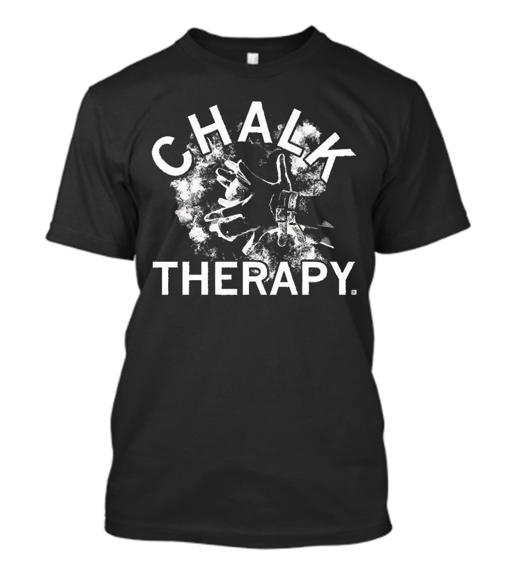 Chalk Therapy Hands Covered In Chalk Dust T-Shirt