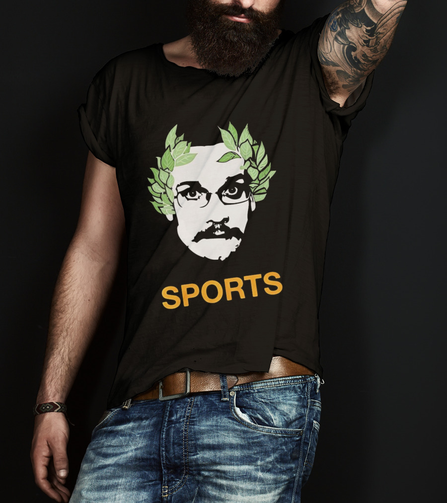 Olympic John Laurel Wreath Face Sports T-Shirt