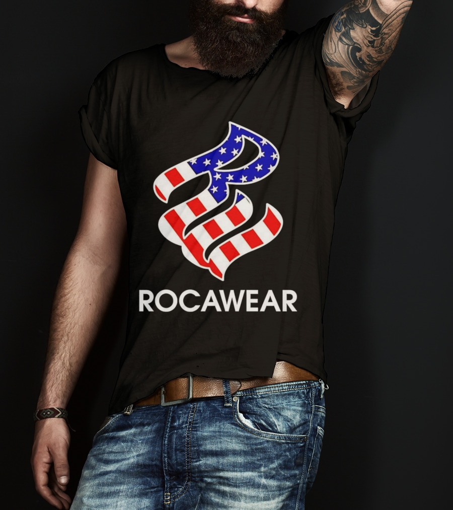 Rocawear American Flag Logo Freedom T-Shirt