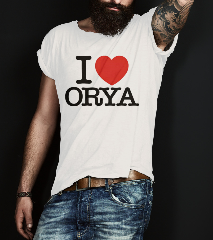 I Love ORYA Heart Icon T-Shirt