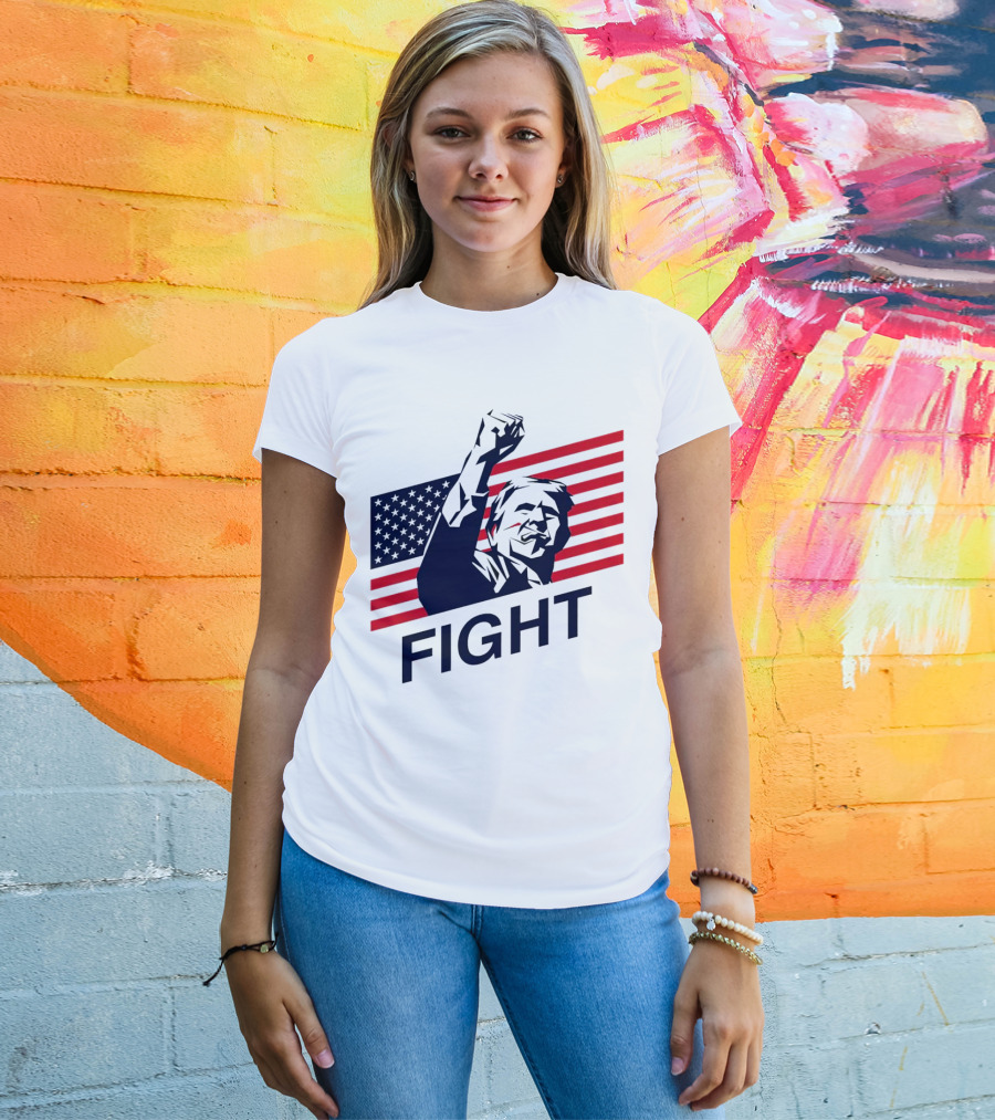 Fight American Flag Patriot T-Shirt