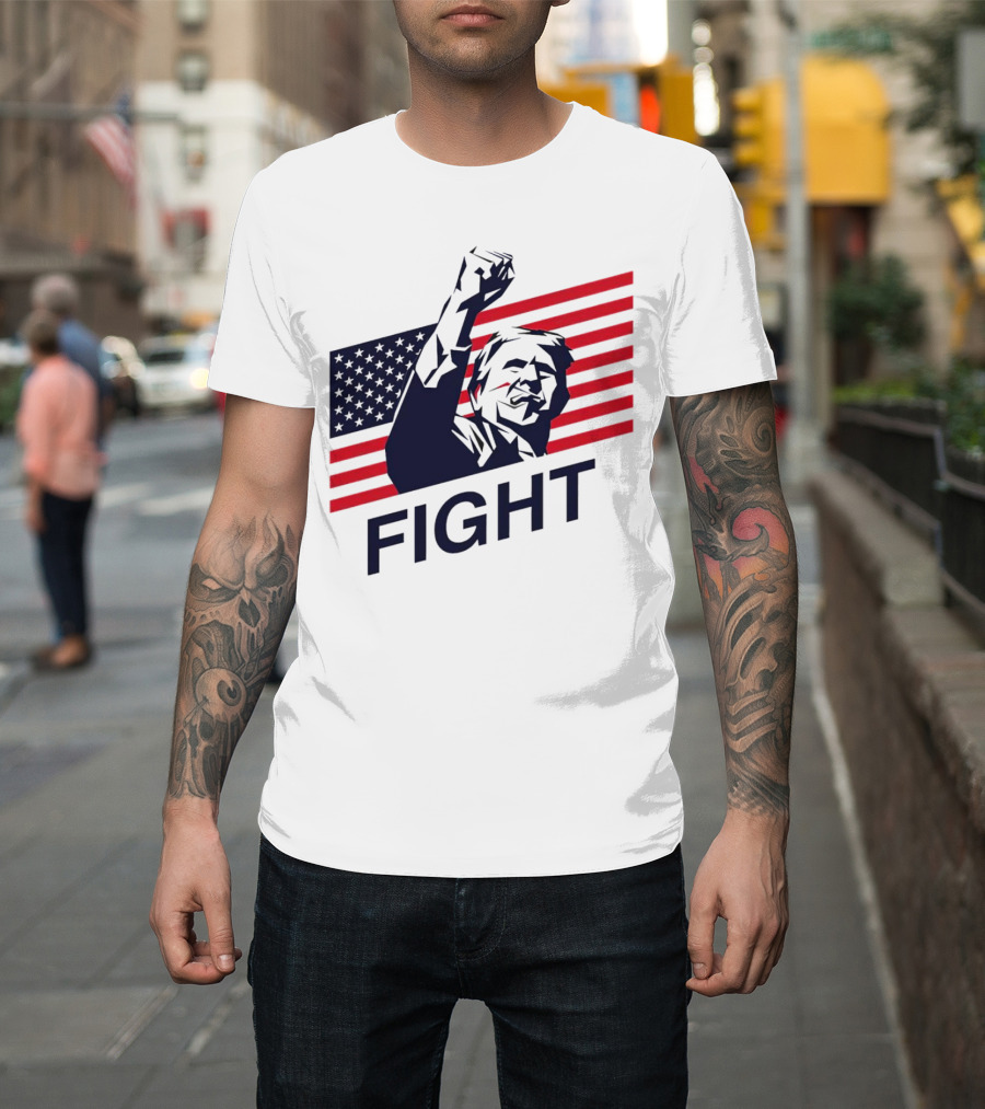 Fight American Flag Patriot T-Shirt
