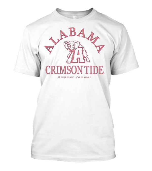 Alabama Crimson Tide Rammer Jammer Elephant T-Shirt