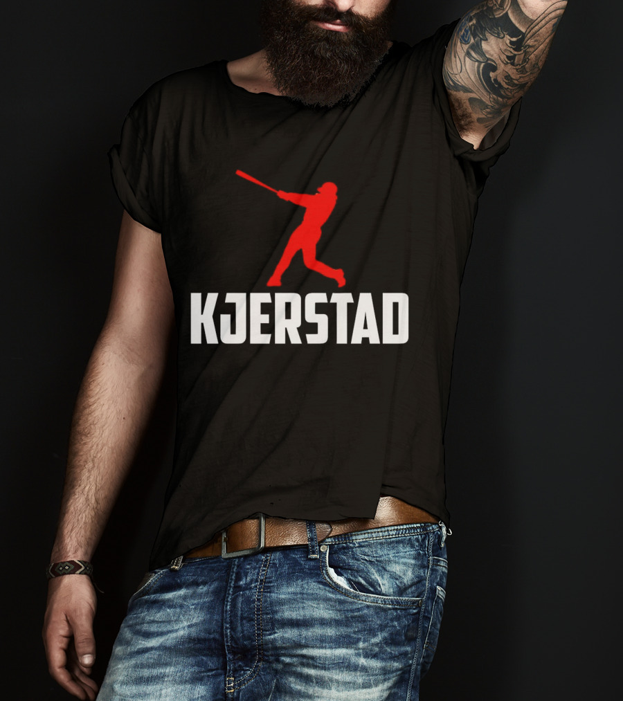 Kjerstad Baseball Player Silhouette Baltimore Orioles T-Shirt