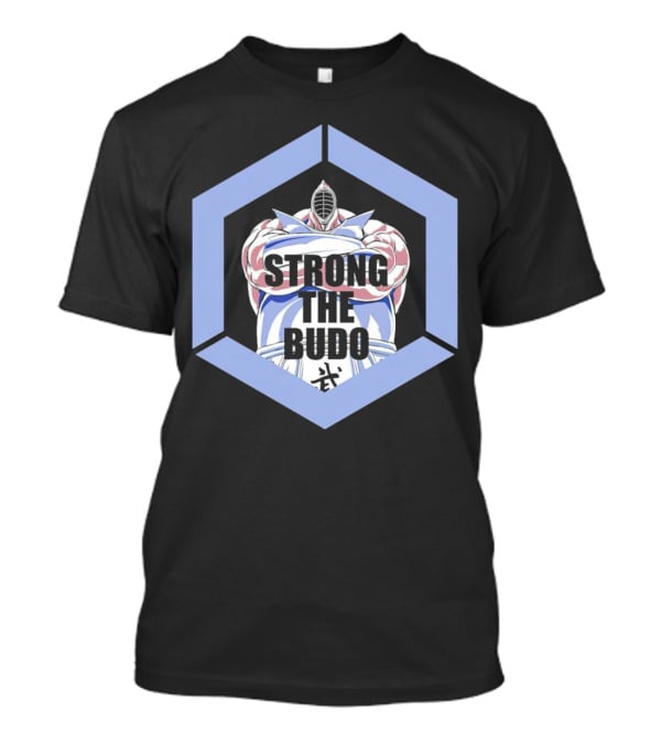 Strong The Budo Martial Arts Warrior Hexagon Emblem T-Shirt