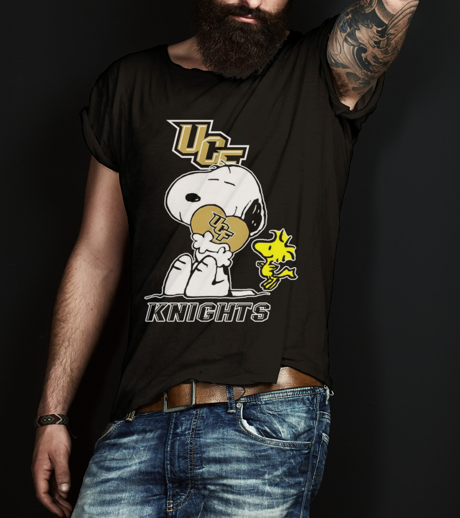 Snoopy And Woodstock UCF Knights Football Team Spirit T-Shirt