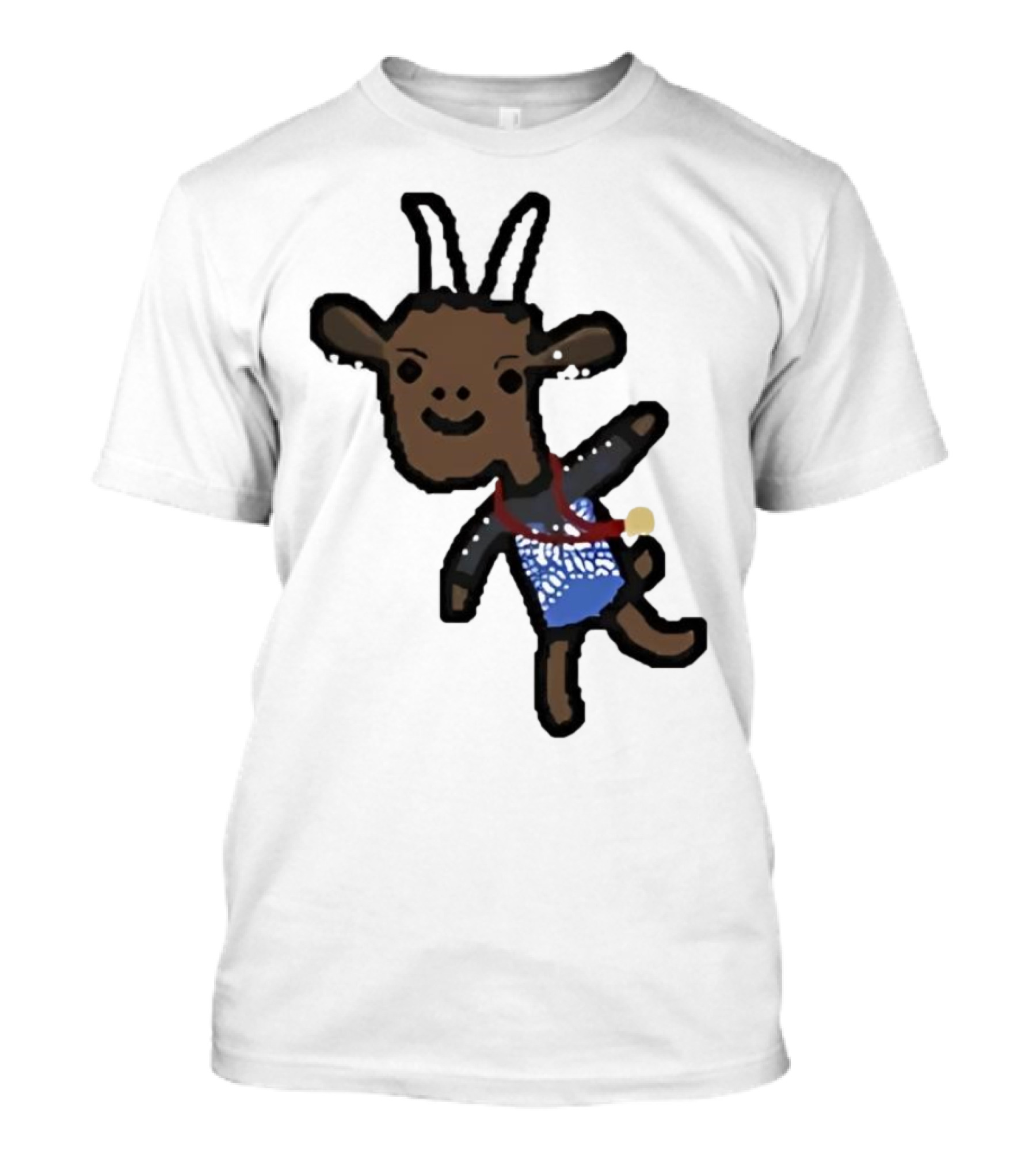 Goat Wearing Medal Inspired By Gymnastics Champion T-Shirt