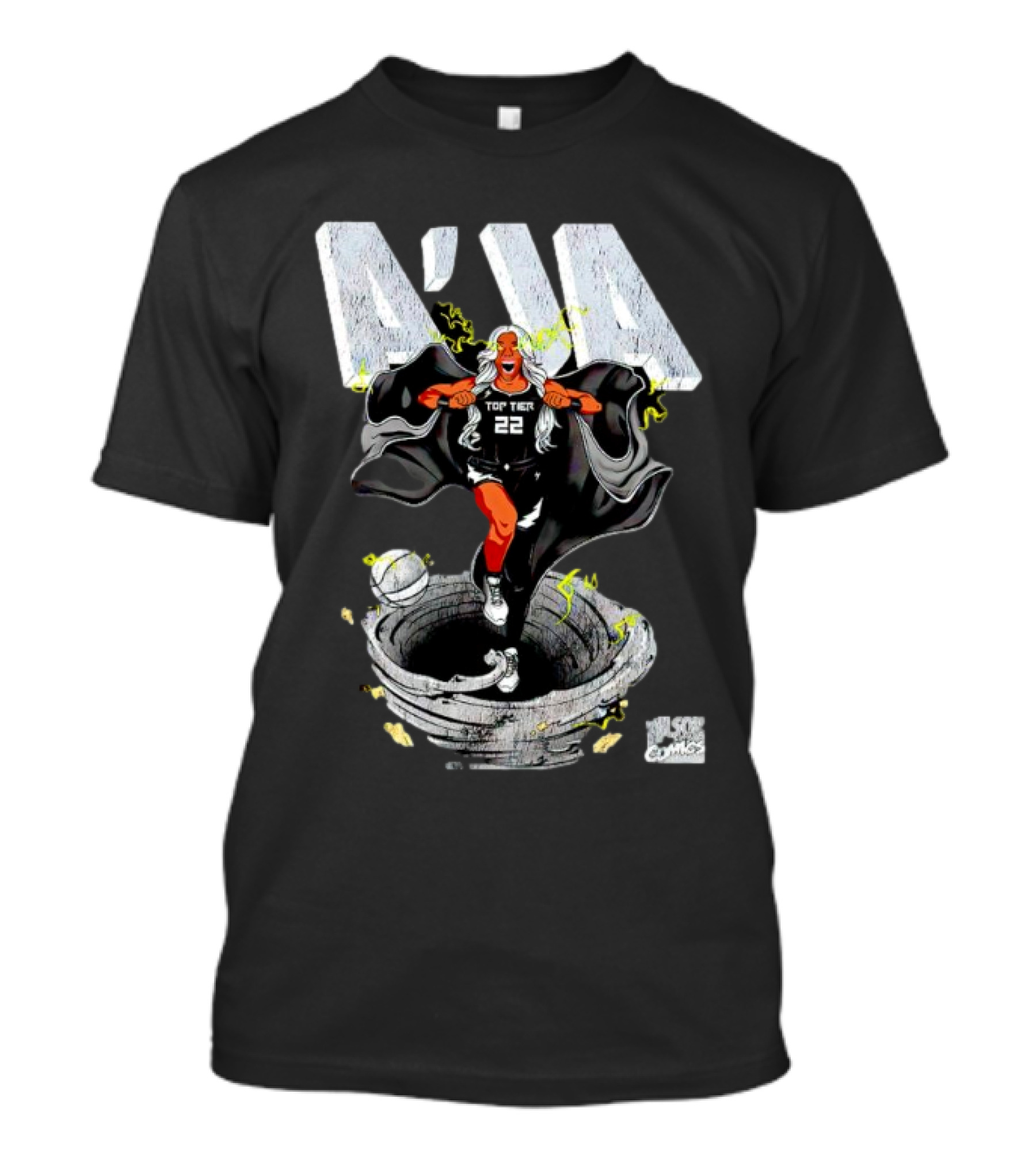 Las Vegas Aces A'ja Wilson 22 Top Tier Superhero Wilson Comics T-Shirt