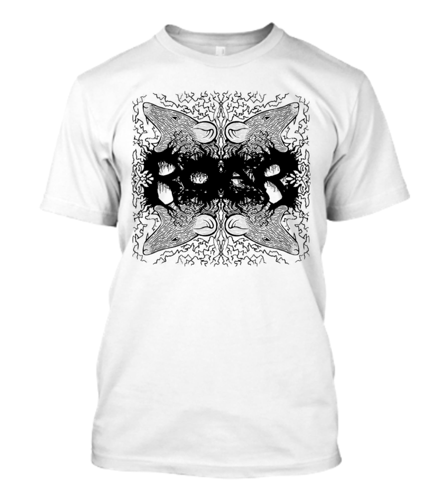 Rat King Mirror Rats Symmetrical T-Shirt
