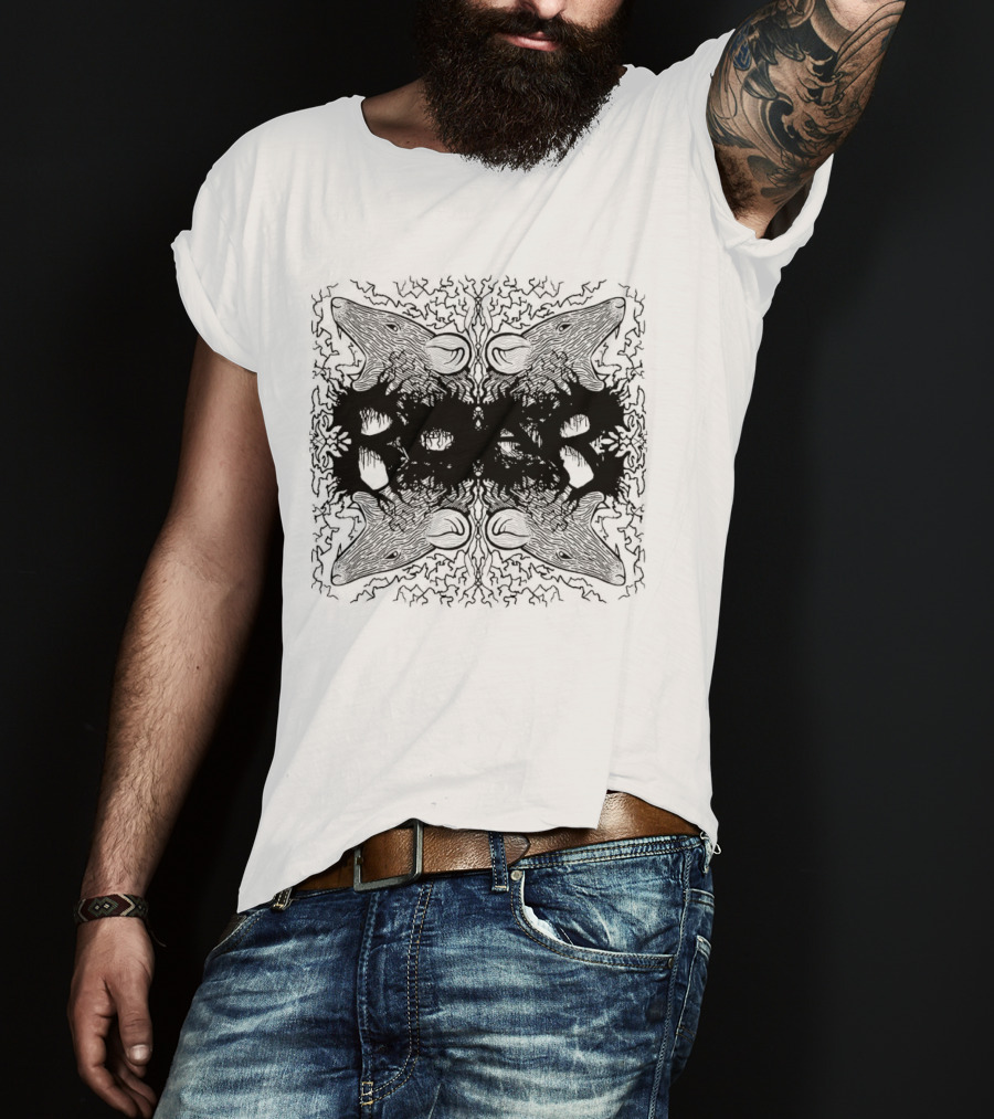 Rat King Mirror Rats Symmetrical T-Shirt