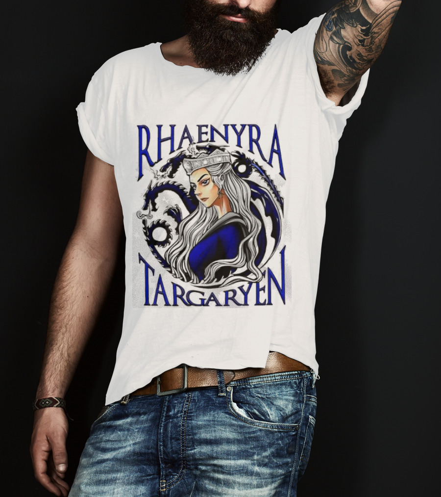 Rhaenyra Targaryen Dragon Emblem Royalty T-Shirt