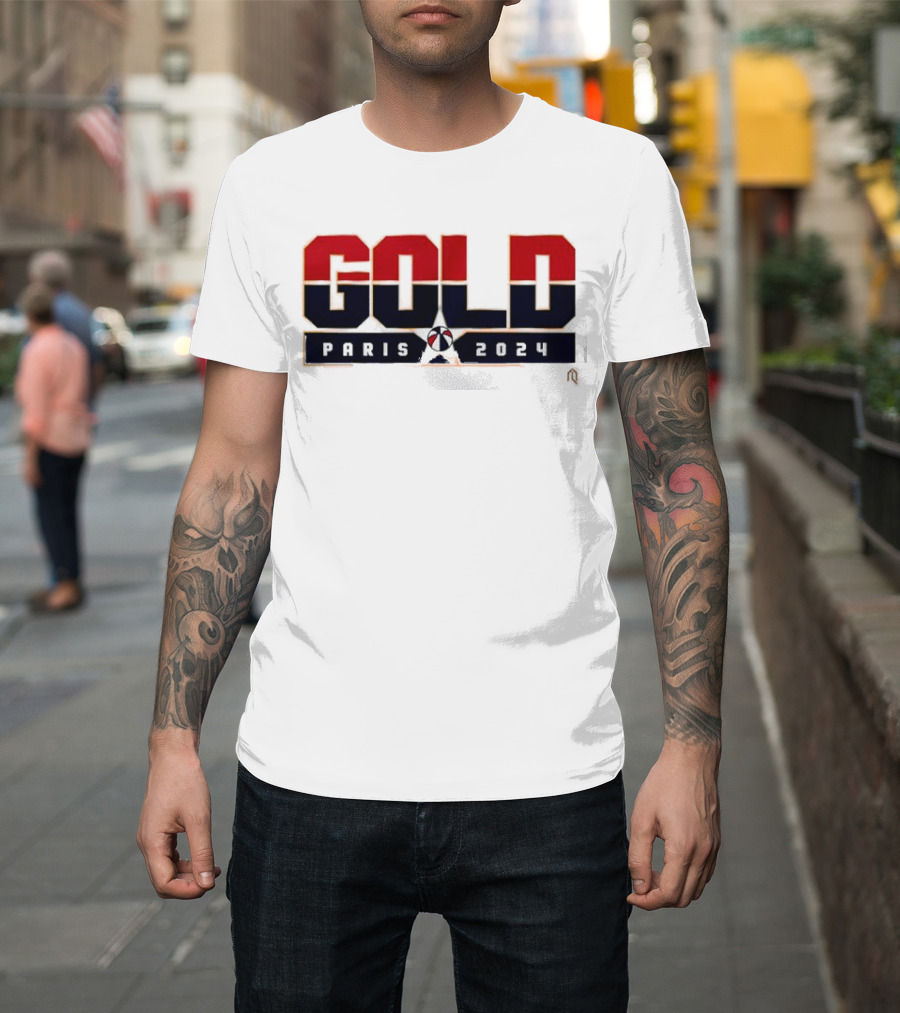 GOLD Paris 2024 Team USA T-Shirt