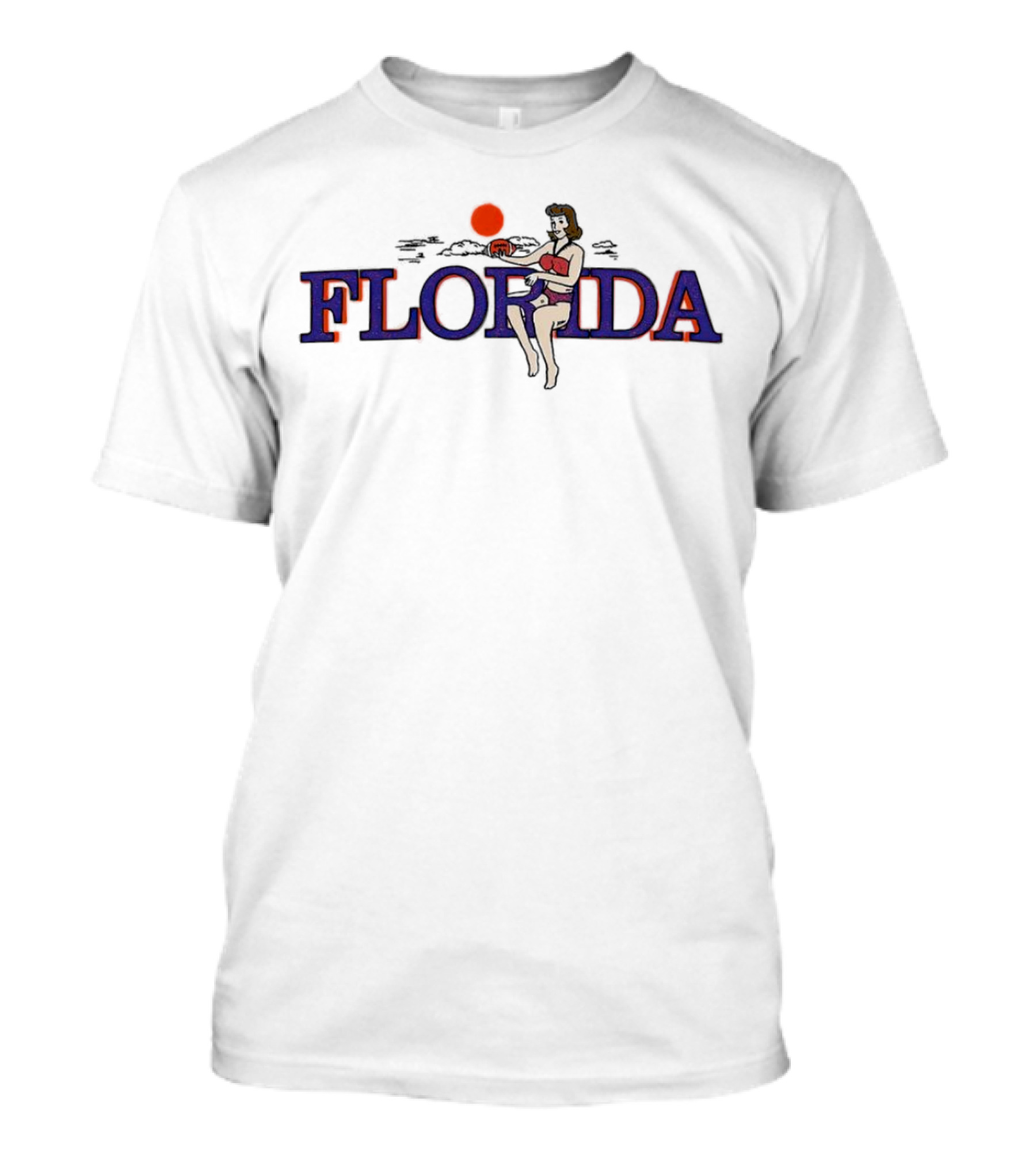 Florida Gators Bikini Girl Sun T-Shirt
