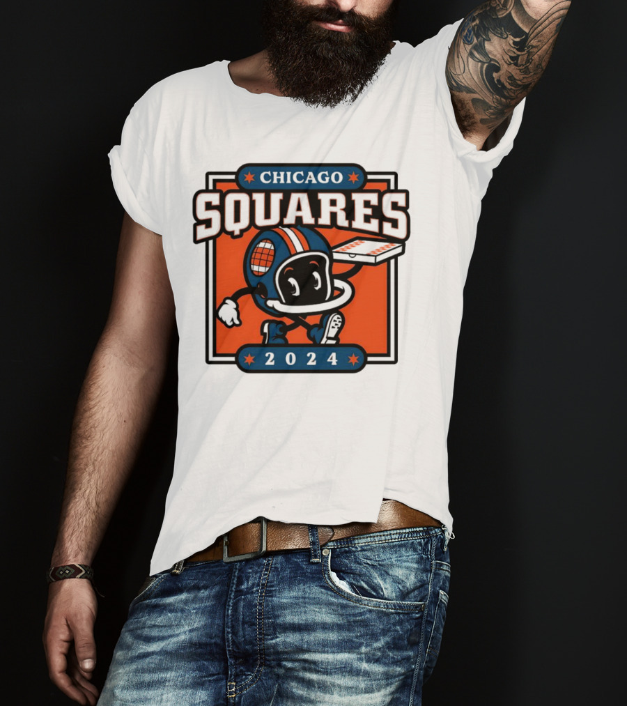 CHICAGO BEARS SQUARES T-Shirt