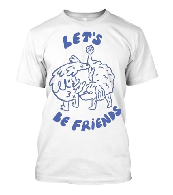 LET'S BE FRIENDS Turkey And Dog Embrace T-Shirt